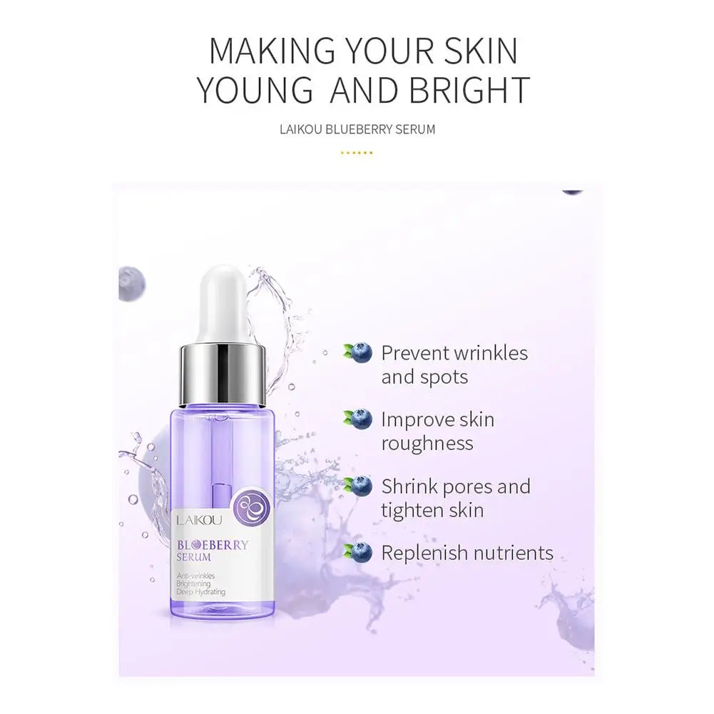 LAIKOU Anti-Aging Face Serum 24K Gold Whitening Deep Hydration Moisturizer Facial Serum Hyaluronic Acid Skin Care