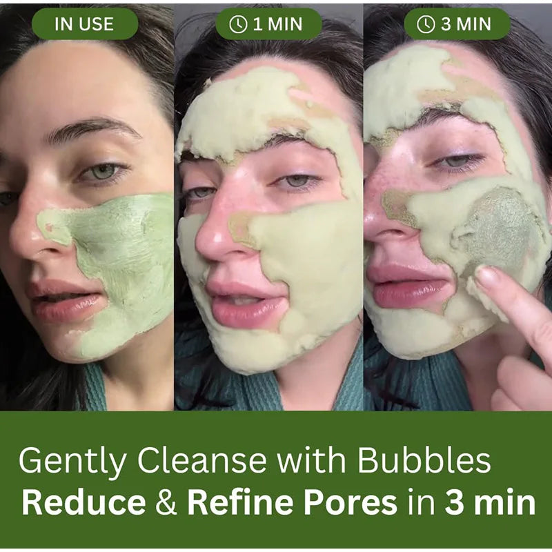 Cleansing Bubble Mud Mask Brand Facial Deep Cleansing