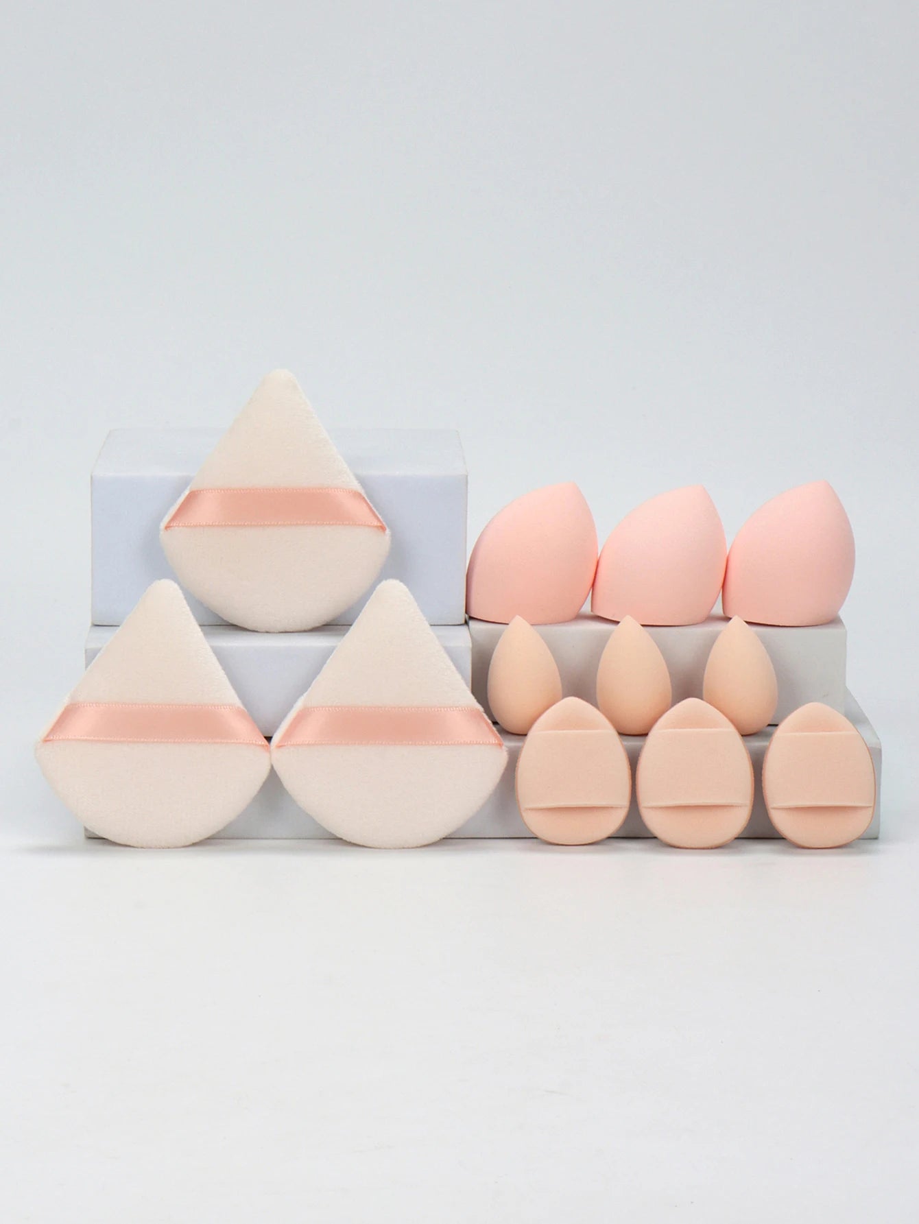 12Pcs Makeup Sponge & Puff Set for Blending & Powder Vervelle