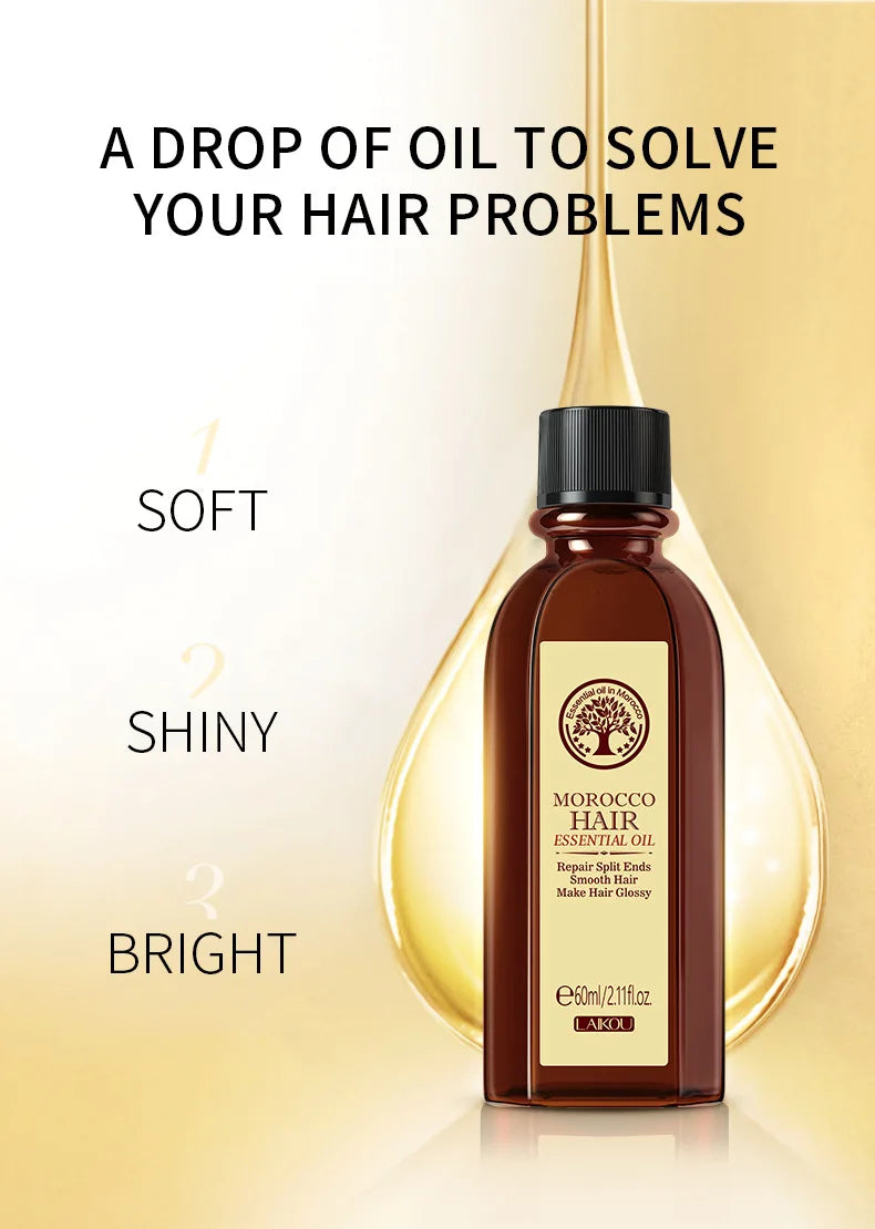 LAIKOU Morocco Argan Hair Oil – Moisturizing & Repair 60ml