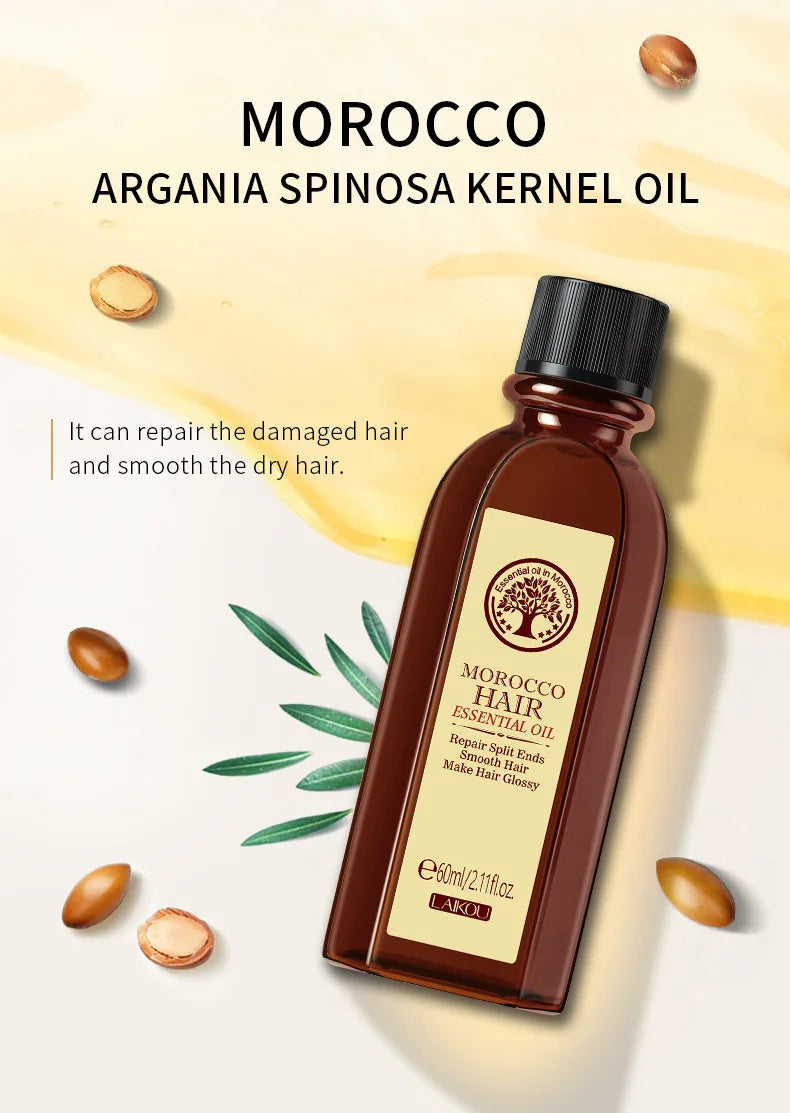 LAIKOU Morocco Argan Hair Oil – Moisturizing & Repair 60ml