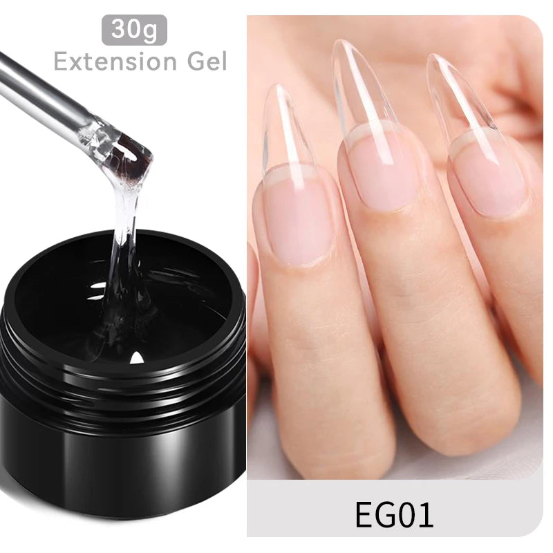 BORN PRETTY 30ml Milky White Hard Gel Nail Extension