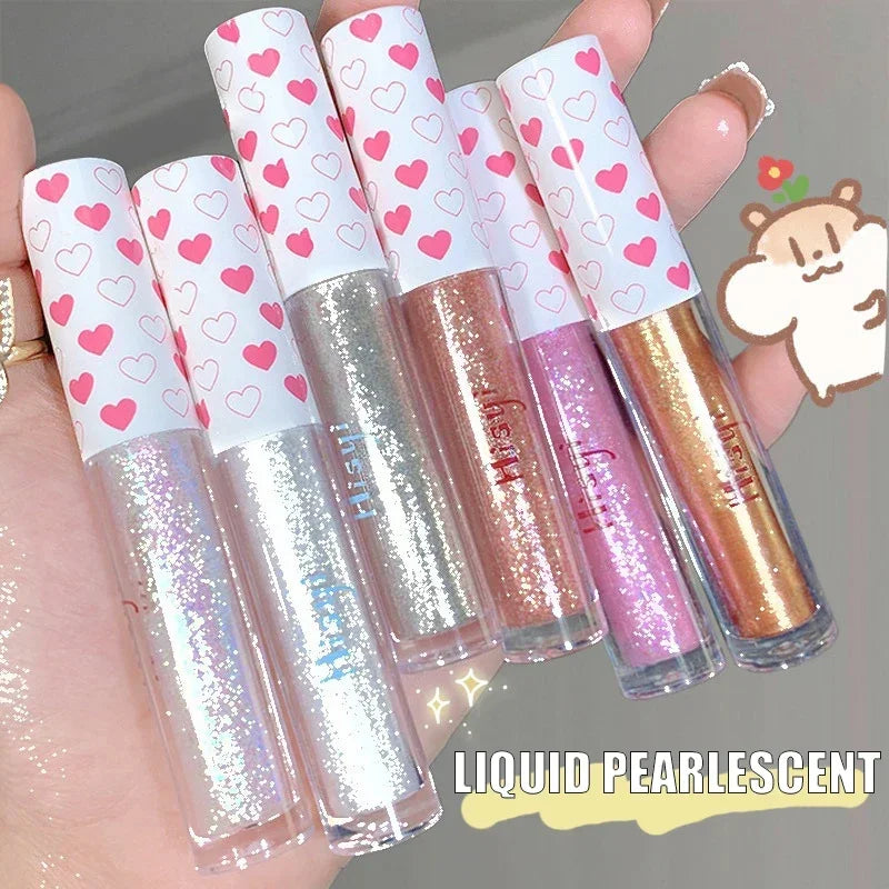 Waterproof Liquid Eyeshadow Highlighter Ultra Shiny Glitter