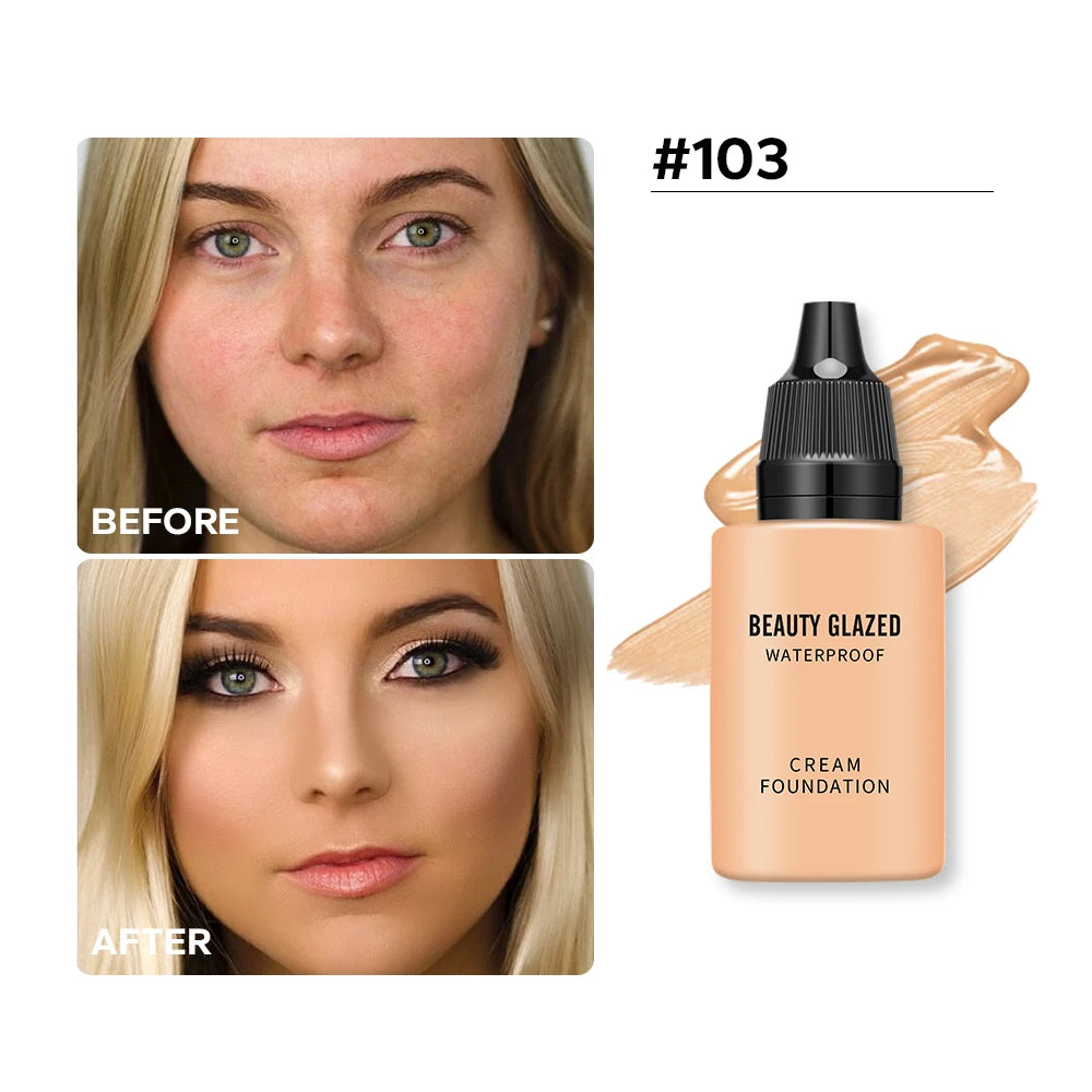 Flawless 9-Color Waterproof Concealer Foundation