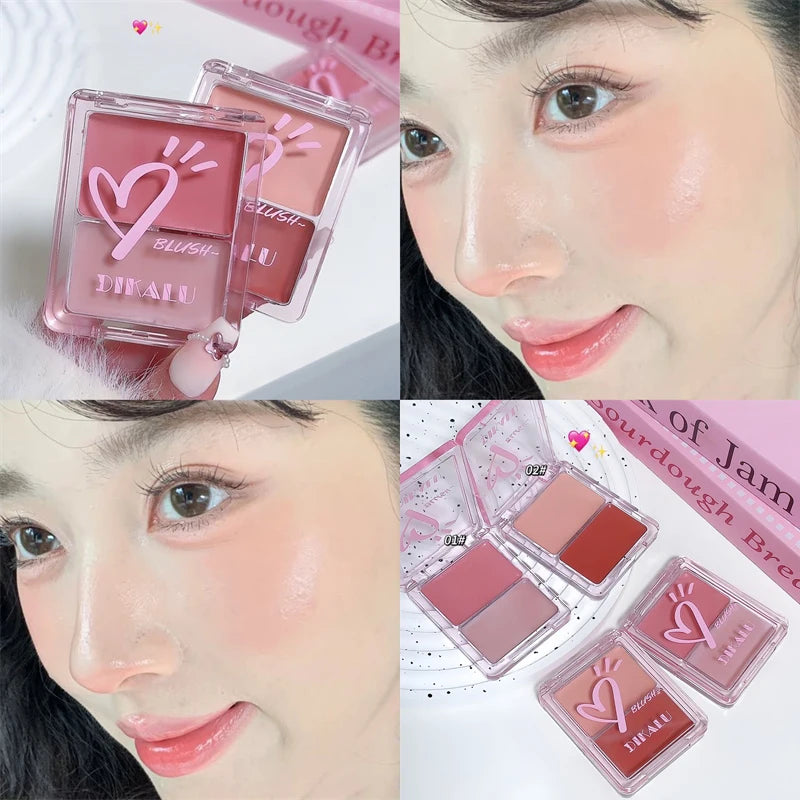 Water Light Peach Cream Blush Milk Pink Cream Natural Cheek Tint Brighten Waterproof Face Contouring Orange Blush Palette Makeup