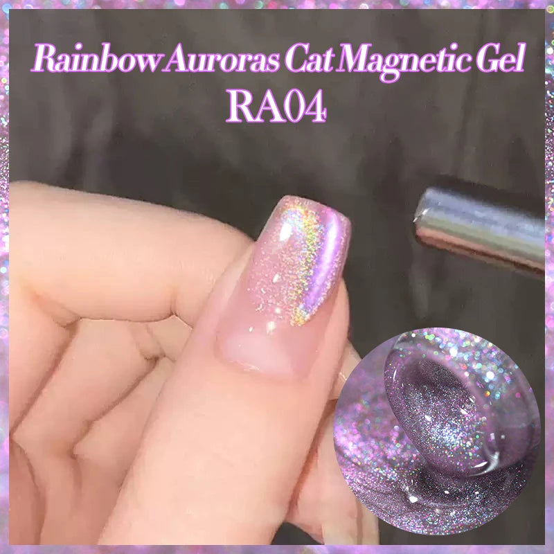 BORN PRETTY 10ml Silver Cat Magnetic Gel Nail Polish