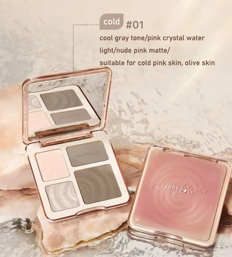 Judydoll Facial Highlighter – 3D Nose & Contour Powder Vervelle
