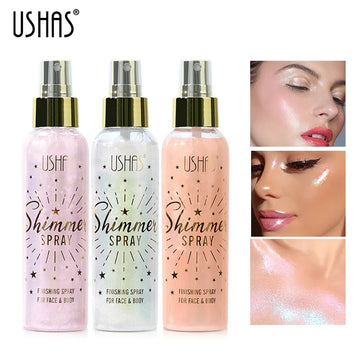 Liquid Highlight Spray Body Face Waterproof Makeup