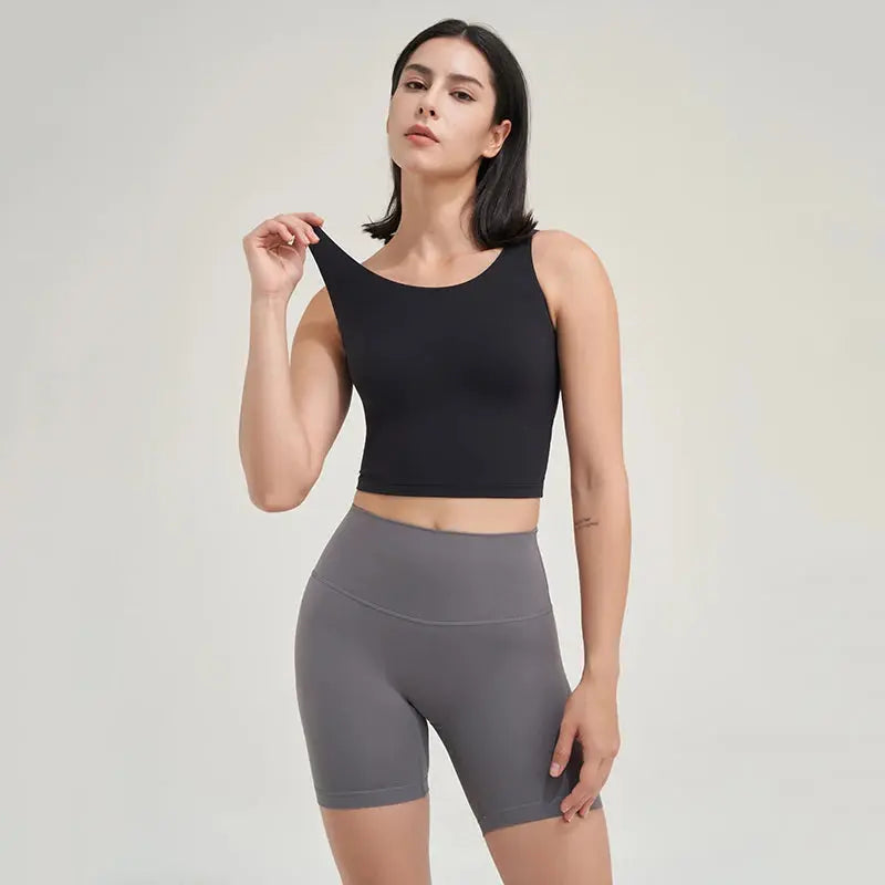 Women’s High-Waist Gym & Yoga Shorts – Breathable, Elastic, Seamless Vervelle