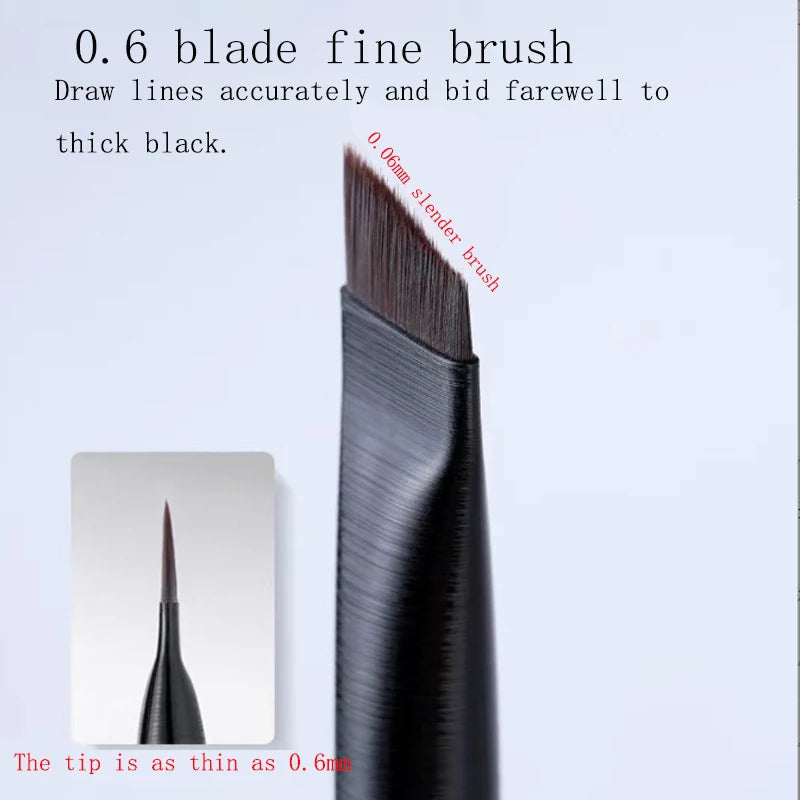 Professional Angled Eyebrow & Fine Eyeliner Brush Set Vervelle
