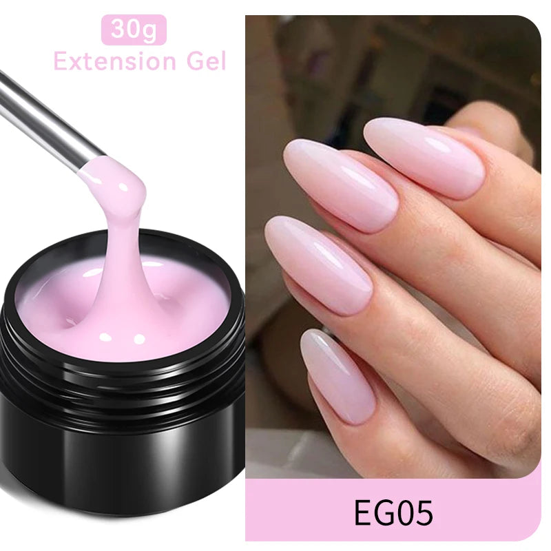 BORN PRETTY 30ml Milky White Hard Gel Nail Extension