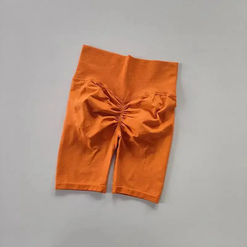 Women High Waist Yoga Shorts Hip-Lifting Quick-Dry Fitness Gym Pants Vervelle