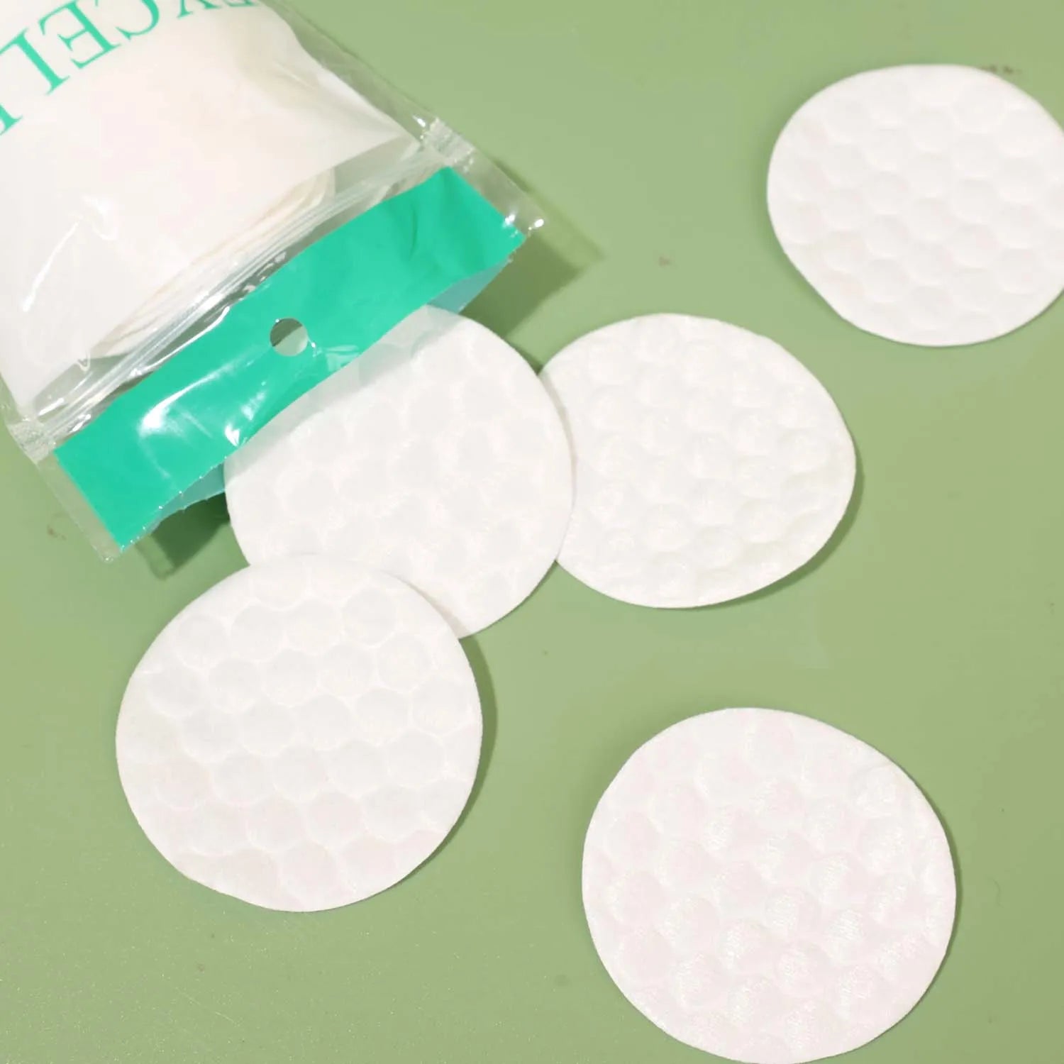 100pcs Pearl Textured Cotton Pads – Makeup & Nail Care