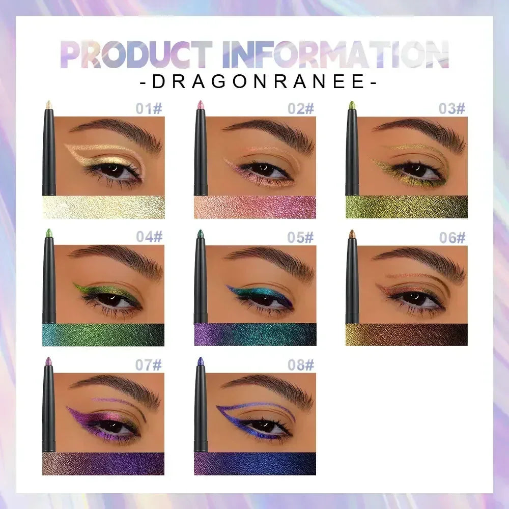 Glitter Aurora Eyeliner Pen Multi-Chrome Metallic Shine