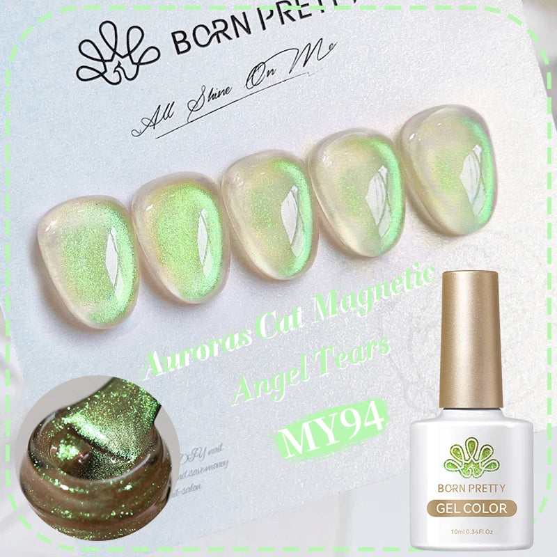 BORN PRETTY 10ml Silver Cat Magnetic Gel Nail Polish