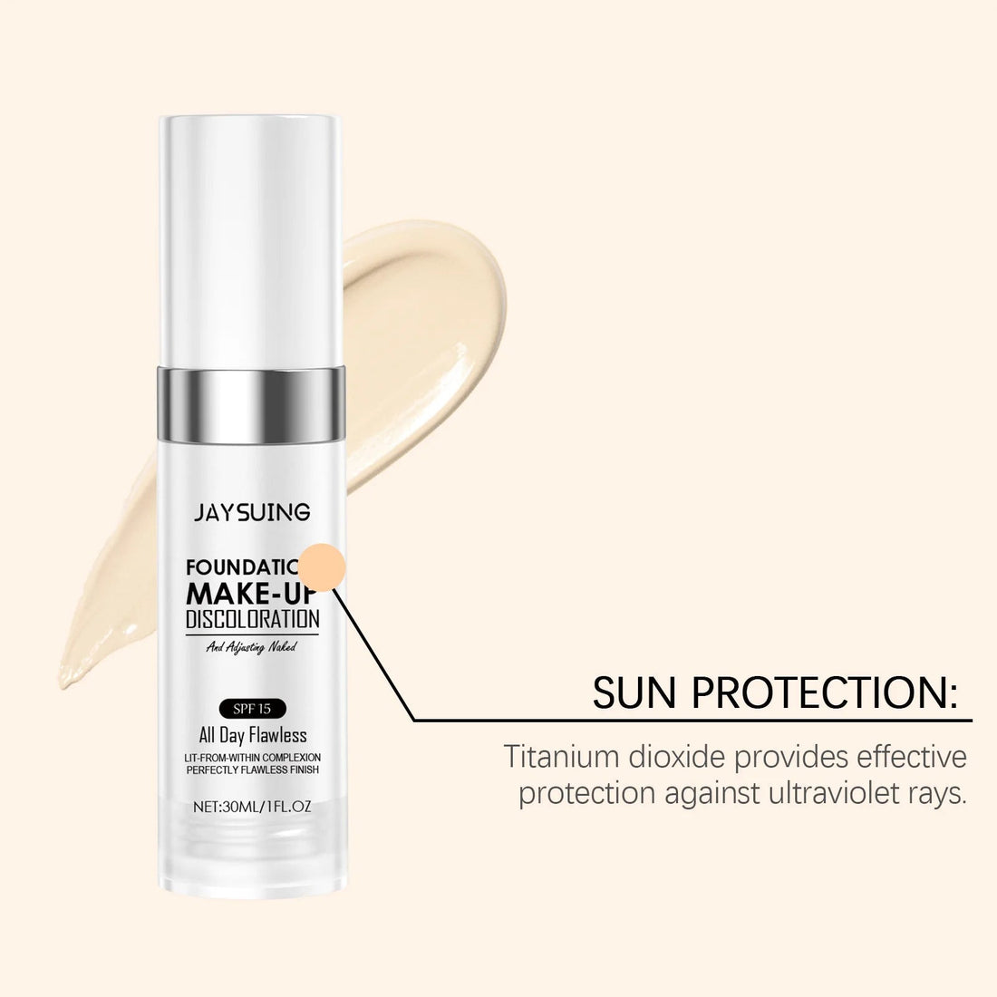Liquid Foundation BB CC Cream – Matte, Waterproof, Full Coverage Concealer Vervelle