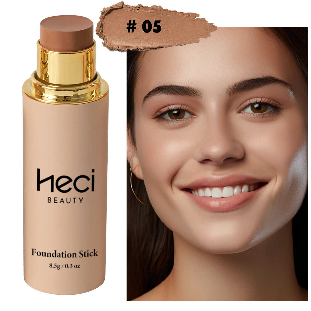 Shine-Free Balance Foundation & Contour Stick Matte