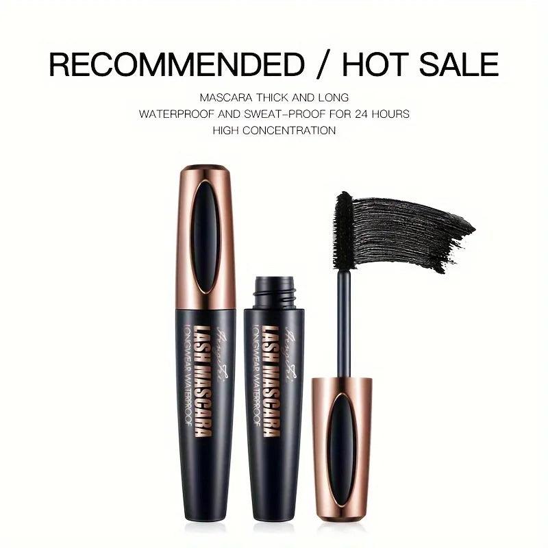 Lash Mascara Black Eye Lashes Waterproof & Smudge-Proof Long-Lasting