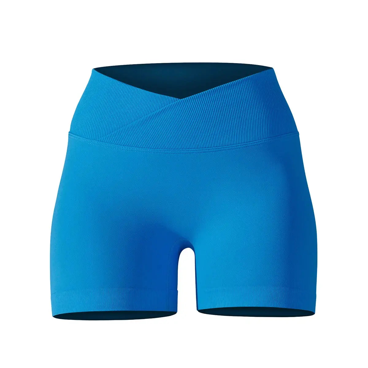 women's activewear Crossover Waist High-Waist Yoga & Fitness Shorts Push-Up Hip Vervelle