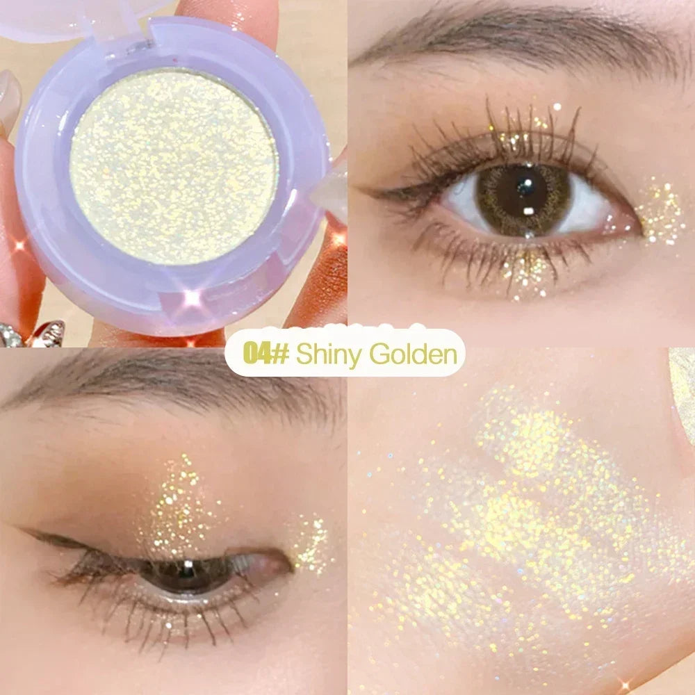 Diamond Glitter Eyeshadow Palette Waterproof Long-Lasting