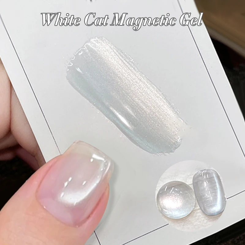 BORN PRETTY 10ml Silver Cat Magnetic Gel Nail Polish