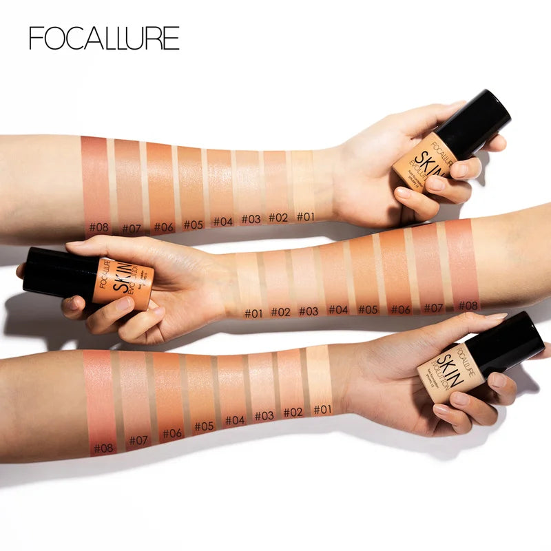 FOCALLURE Face Makeup Foundation Makeup Base Liquid