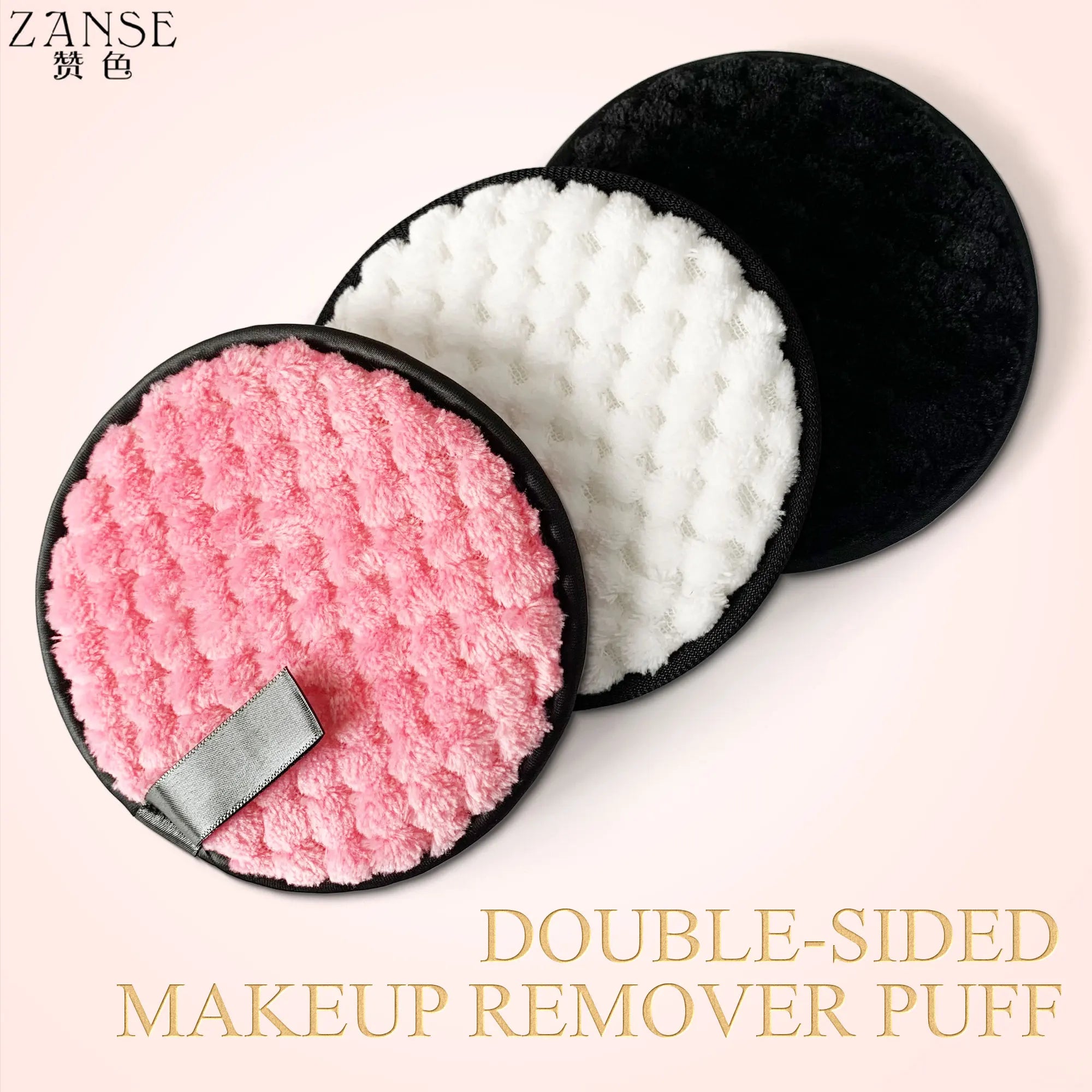 1pc Reusable Cotton Makeup Remover Pad – Washable & Soft