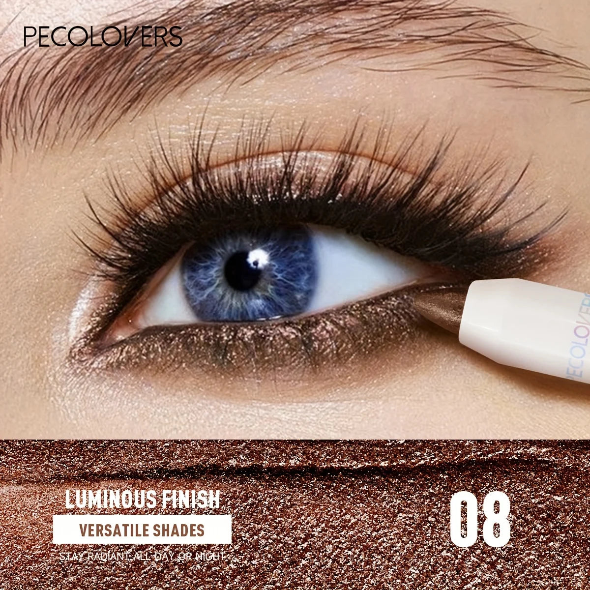 Waterproof Eyeshadow Stick Long-Lasting Neutral Brown