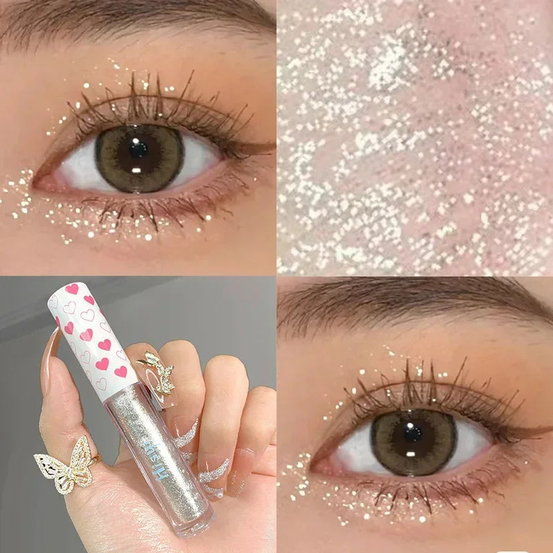 Waterproof Liquid Eyeshadow Highlighter Ultra Shiny Glitter