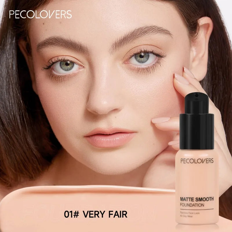 Facial Liquid Foundation Waterproof and Sweatproof Concealer Makeup Foundation