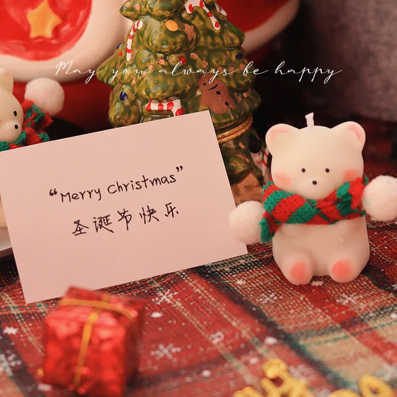 Original Christmas Scented Candle Gift Box – Bear Decor