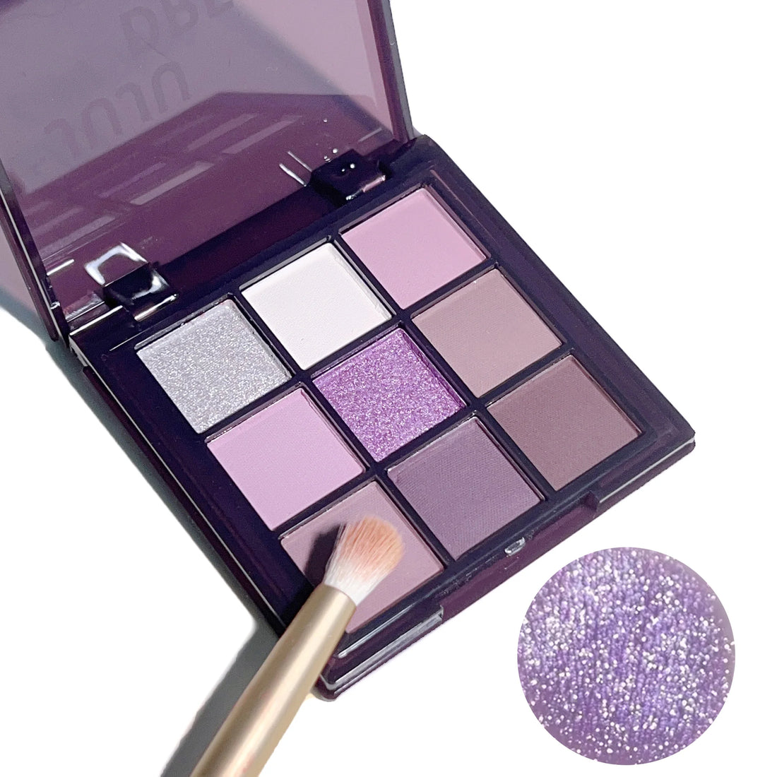 Purple Charm 9-Color Eyeshadow Palette Matte & Pearl