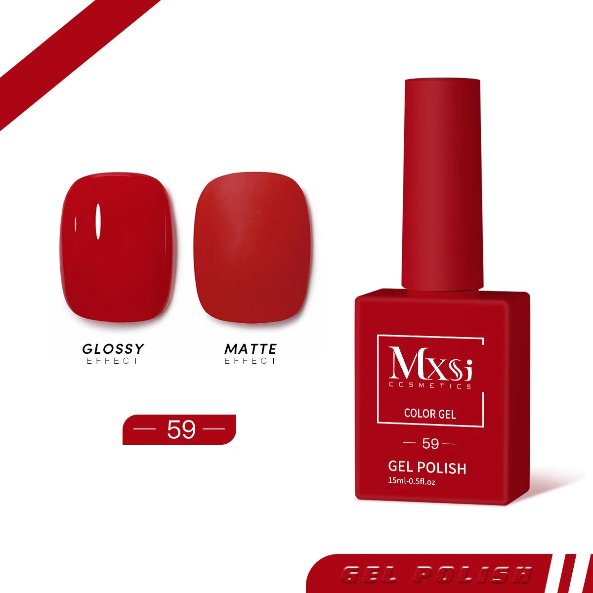 Mxsi 15ml Gel Nail Polish Neon & Pastel UV Gel Varnish