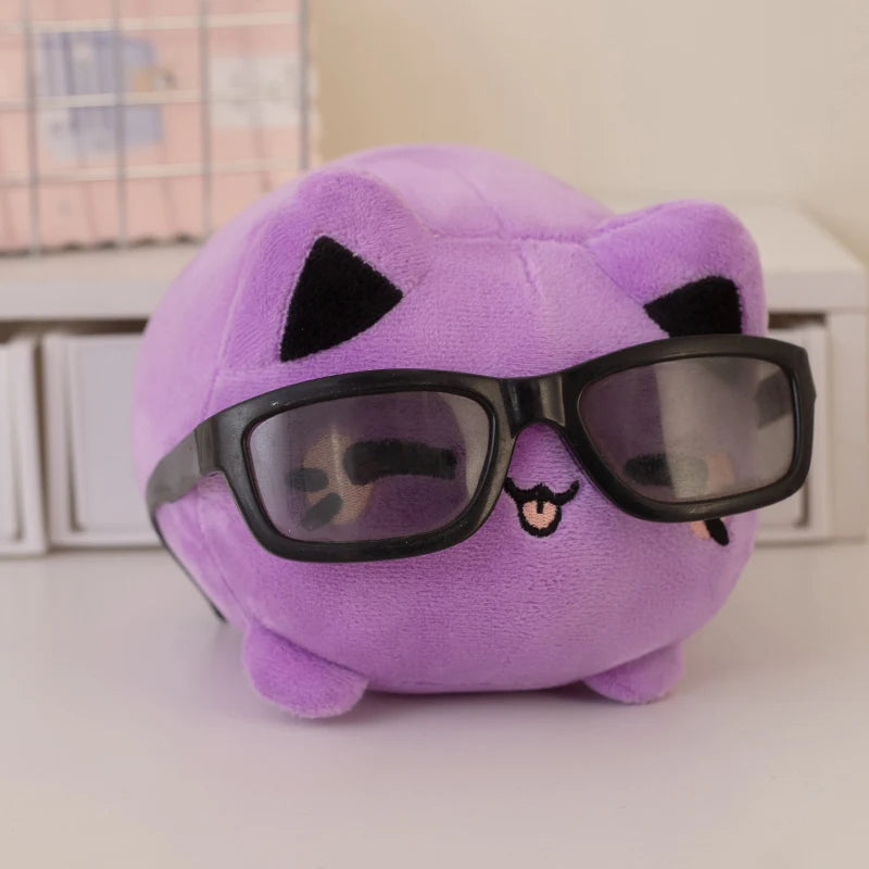 Plump Peach Cat Plush Vervelle