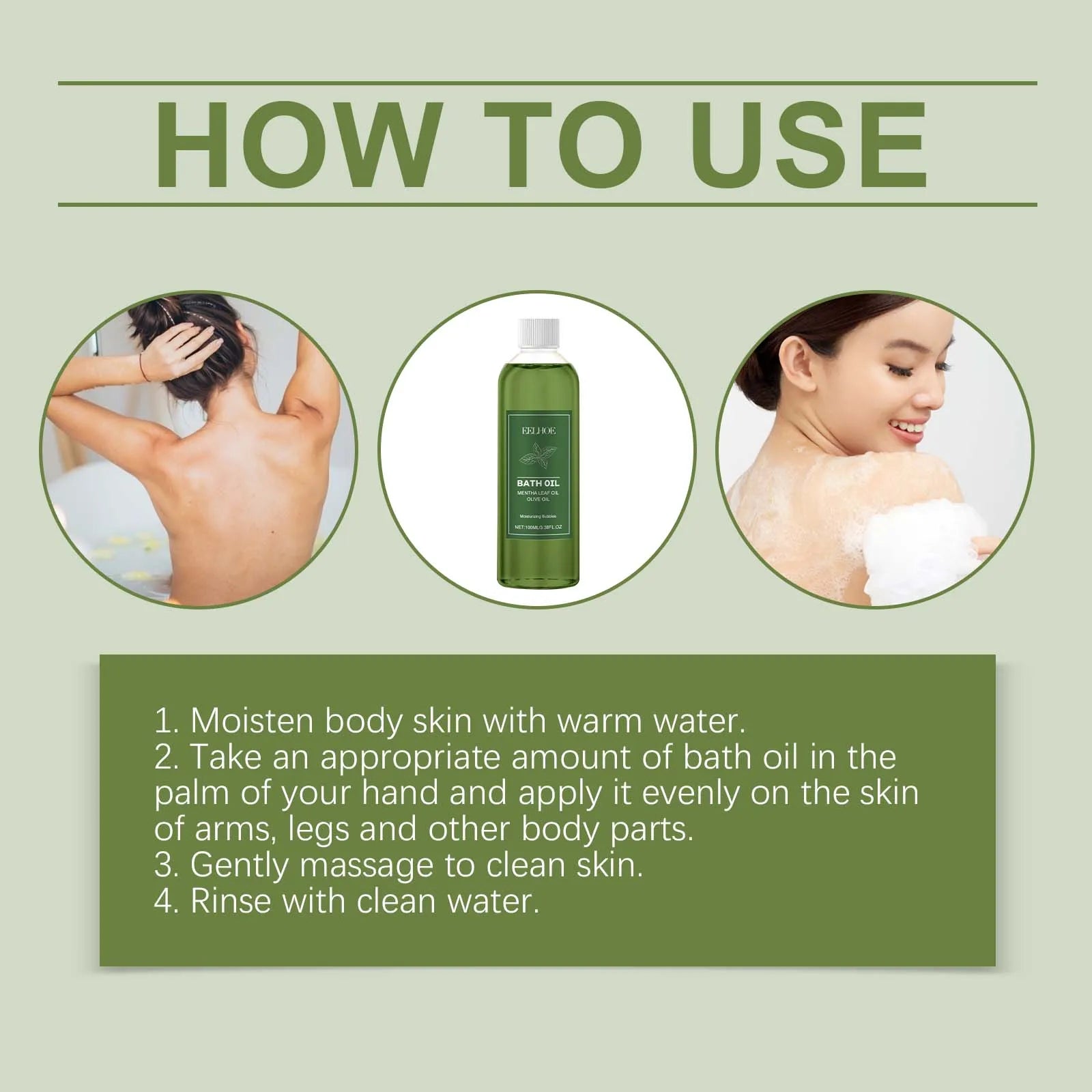 Olive Bath Oil – Moisturizing & Nourishing Body Care