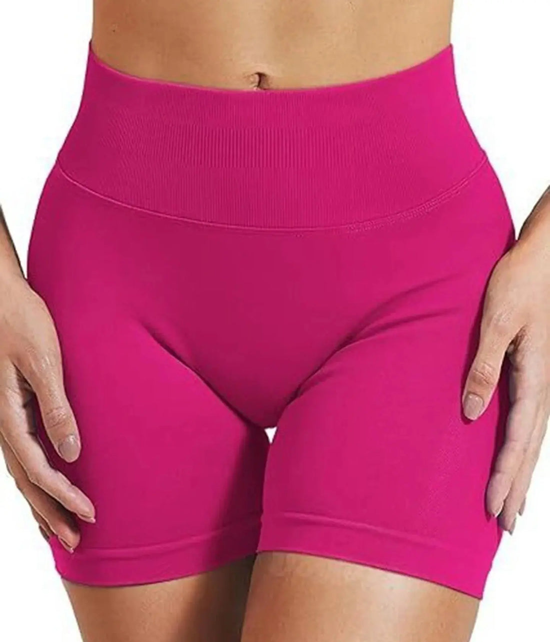 CZGUKE Women’s 4.5" Seamless Scrunch Bum Gym & Yoga Shorts High Stretch Vervelle