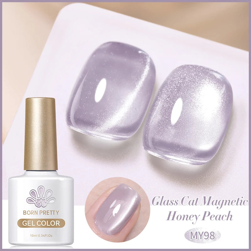 BORN PRETTY 10ml Silver Cat Magnetic Gel Nail Polish
