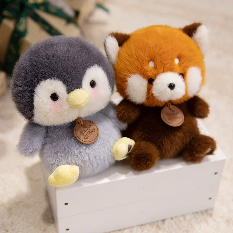 Cute Sitting Animal Plush Set Vervelle