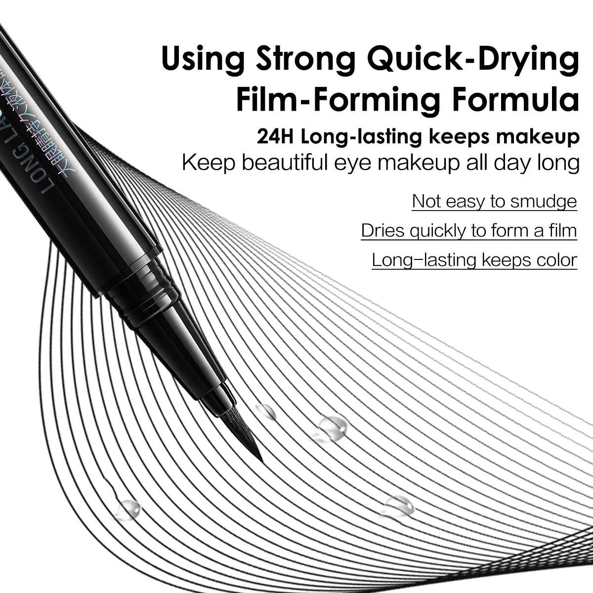 CARSLAN Waterproof Liquid Eyeliner Vervelle
