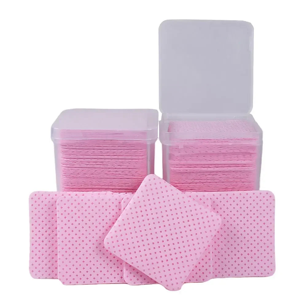 200pcs Disposable Cotton Pads – Nail & Makeup Cleaner