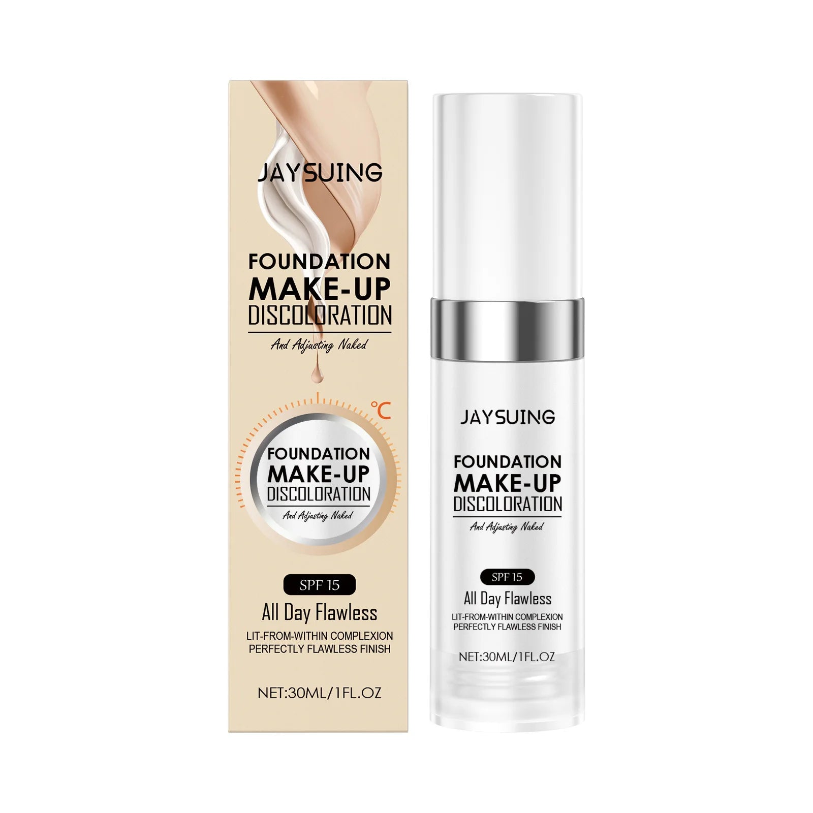 Liquid Foundation BB CC Cream – Matte, Waterproof, Full Coverage Concealer Vervelle
