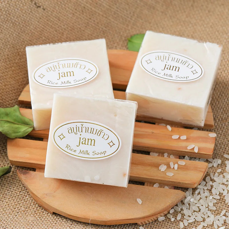 Gold JAM Rice Milk Soap 65g – Handmade Thai Goat Milk Soap