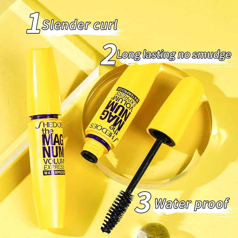 Waterproof Black Mascara Thick, Curly & Long-Lasting
