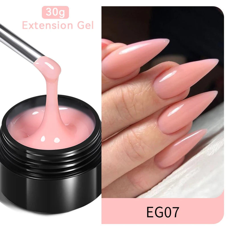 BORN PRETTY 30ml Milky White Hard Gel Nail Extension