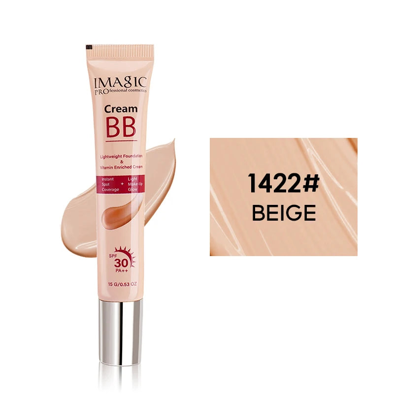 IMAGIC BB Cream Foundation – Lightweight SPF30 Sunscreen, Long-Lasting Glow Vervelle