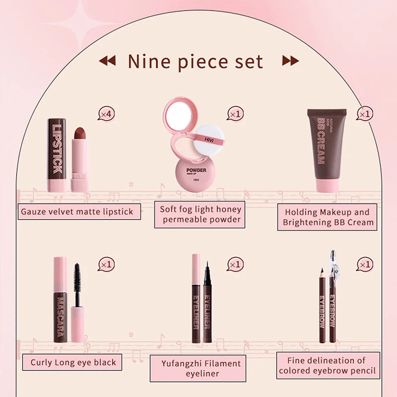 HiVi Limited Edition Makeup Gift Box – Lipstick & Powder