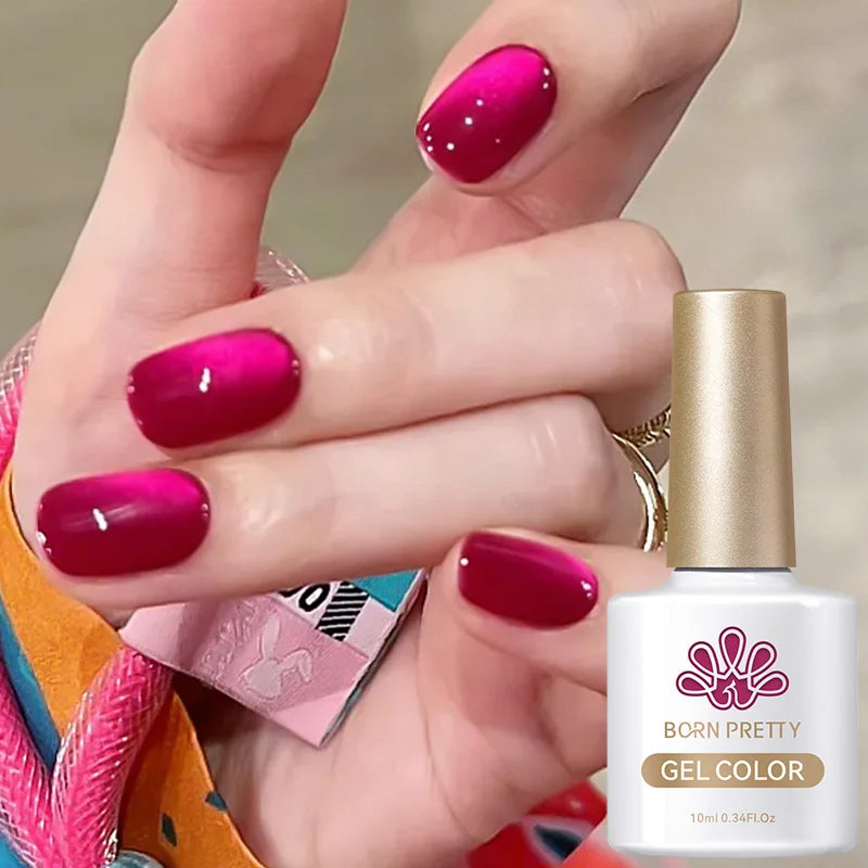 BORN PRETTY 10ml Silver Cat Magnetic Gel Nail Polish