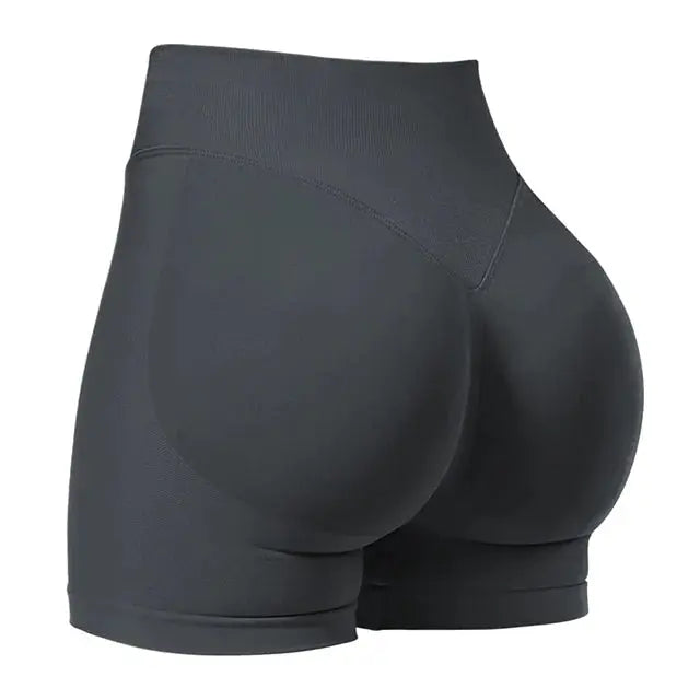 Women 4.5" Seamless Scrunch Bum Gym & Yoga Shorts High Waist Vervelle