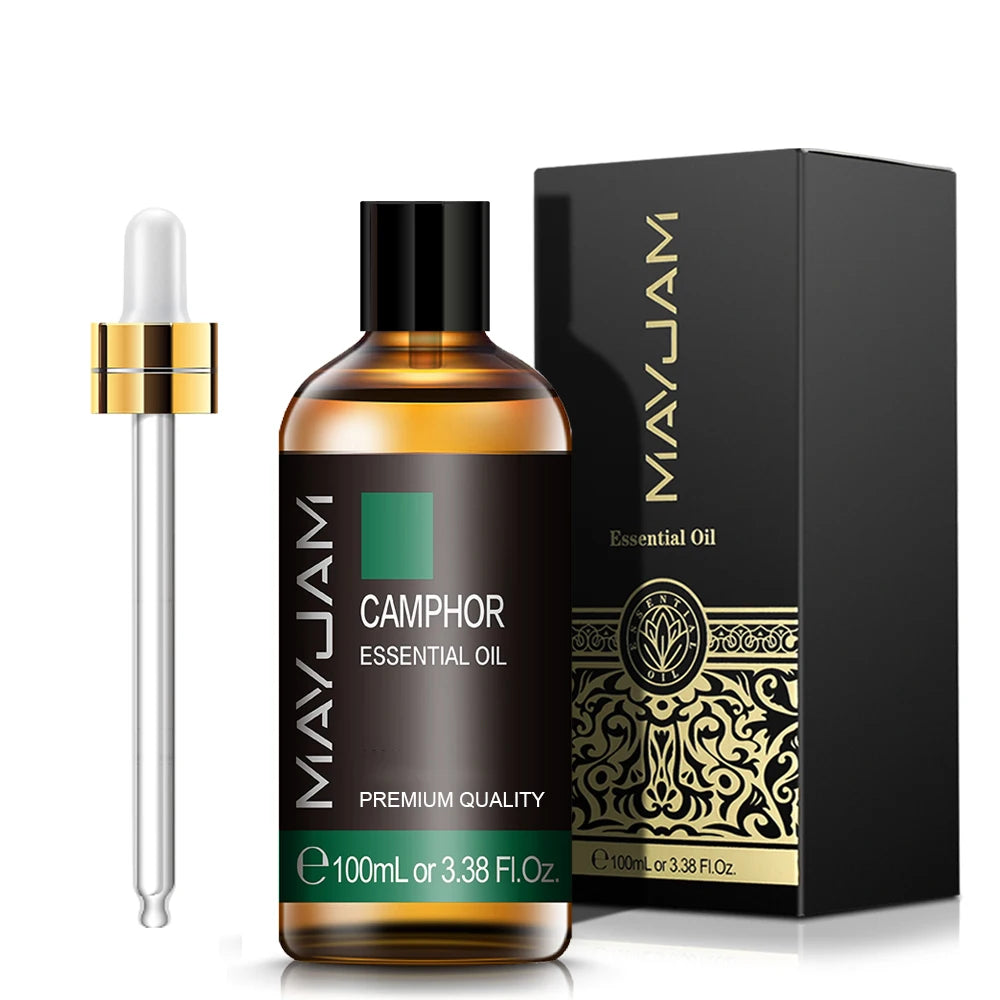 MAYJAM Essential Oils 100ml – Peppermint, Lavender & Lemongrass for Diffuser, Massage & Relaxation