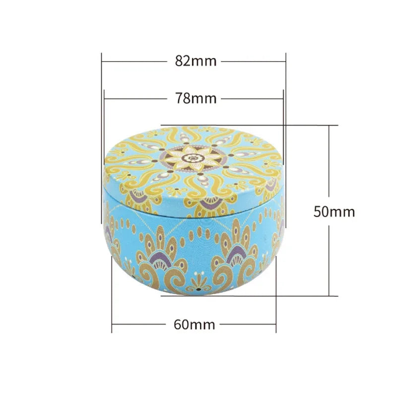 Scented Soy Wax Candle in Iron Jar – different Flavors, 120g